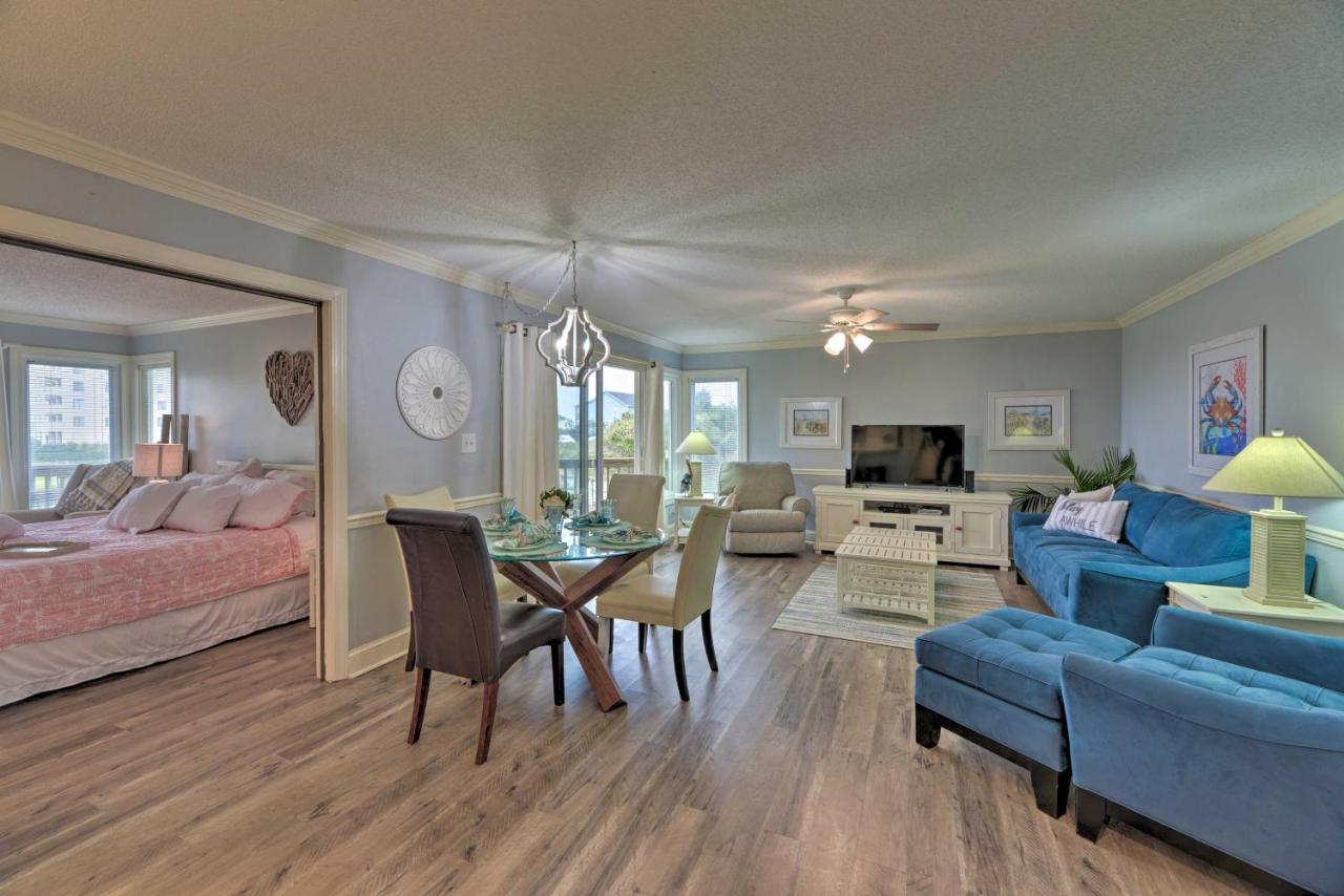 Bright Emerald Isle Condo With Private Beach Access! Luaran gambar